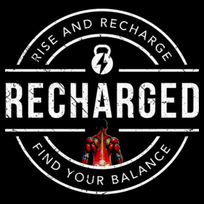RISE AND RECHARGE - WOMEN'S FITTED T-SHIRT - $JZXE1P$ Design