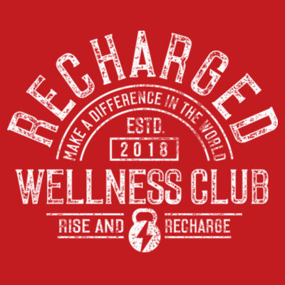 RECHARGED WELLNESS CLUB - WOMEN'S CROPPED T-SHIRT - $G7CSVY$ Design