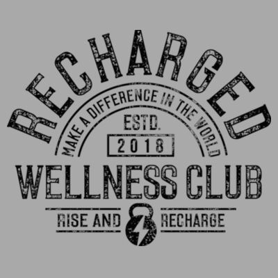 RECHARGED WELLNESS CLUB - WOMEN'S FITTED TANK TOP - $CB5KM3$ Design