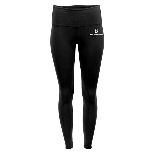 RECHARGED WELLNESS CLUB - WOMEN'S HIGH WAISTED LEGGINGS - $E184VY$ Thumbnail